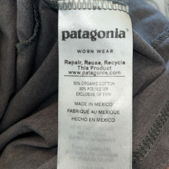 PATAGONIA Climb Clean 1973 Men's Large Slim Fit Gray Short Sleeve T-shirt. - Picture 6 of 7